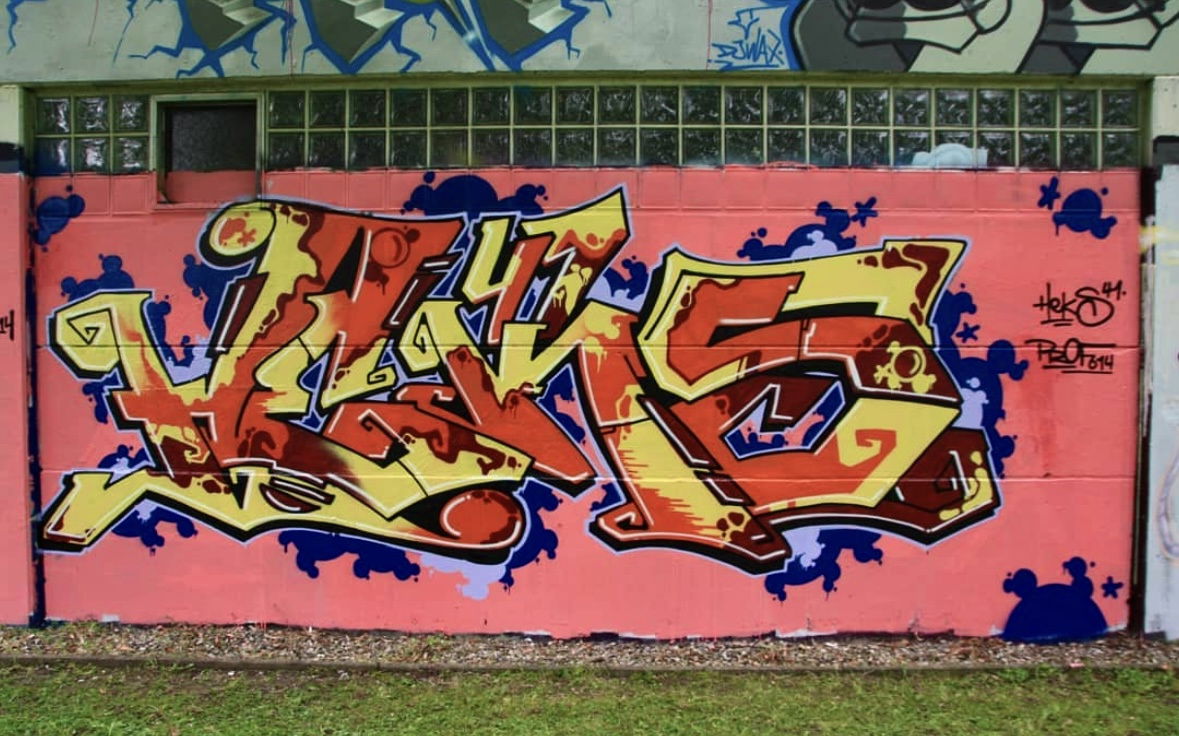 Graffiti Wall in Bayreuth - Photo by AMIDNIGHT - Bayreuth, HEKS, PROF