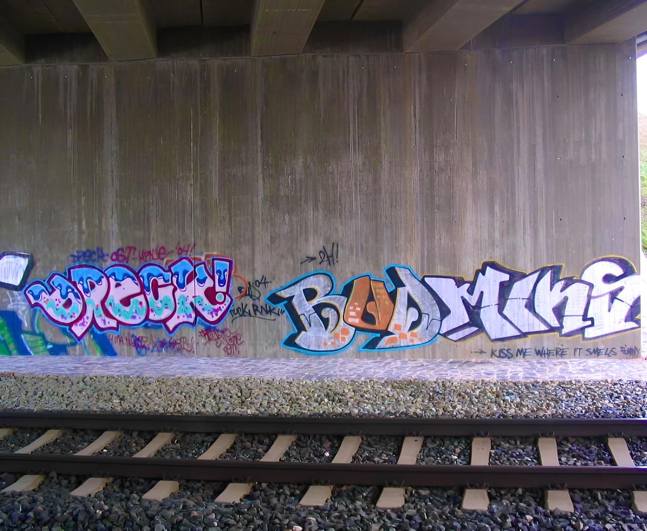 Graffiti Wall in Bayreuth - Photo by AMIDNIGHT - Bayreuth, DRECK, BUD