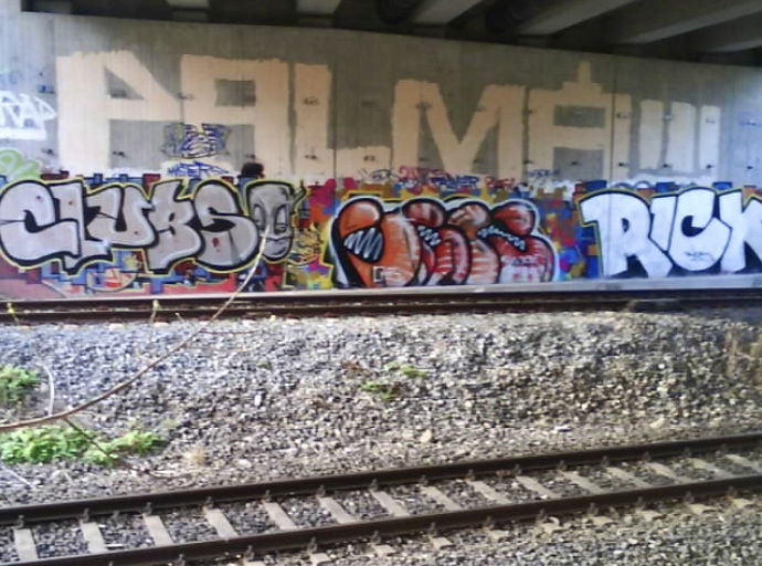 Graffiti Wall in Bayreuth - Photo by AMIDNIGHT - CLUBS, HLS, RICK