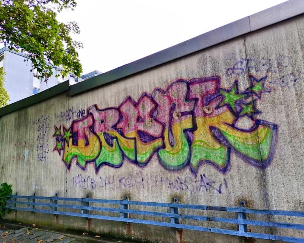 Graffiti Wall in Bayreuth - Photo by AMIDNIGHT - Bayreuth, dreck, 2h