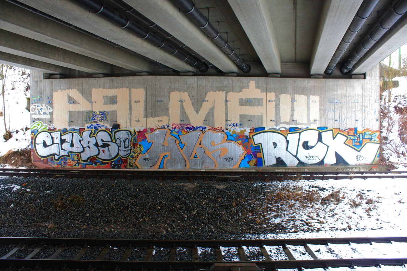 Graffiti Wall in Bayreuth - Photo by AMIDNIGHT - CLUBS, HLS, RICK