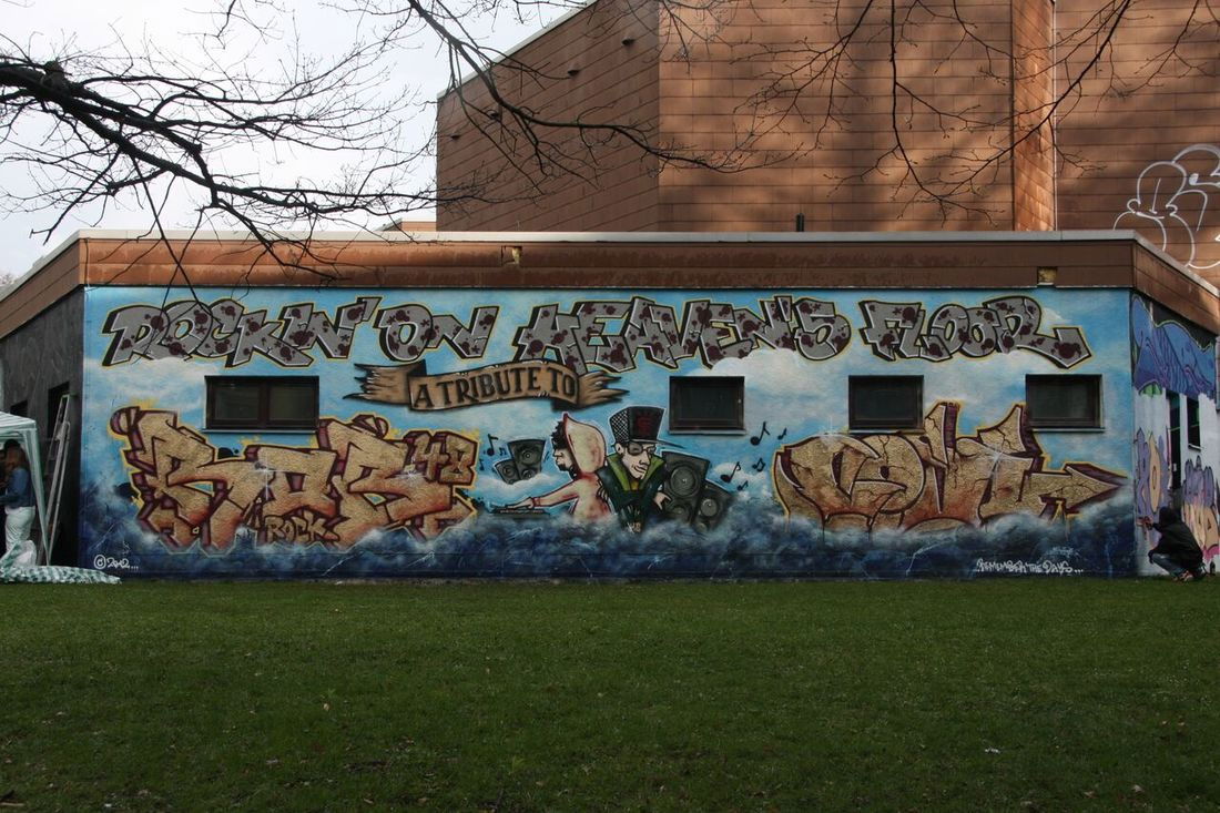 Graffiti Wall in Bayreuth - Photo by AMIDNIGHT - RIP, ROB, /