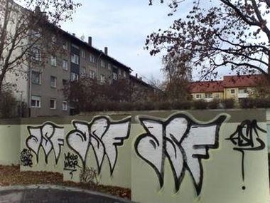Graffiti Wall in Bayreuth - Photo by AMIDNIGHT - Bayreuth, ASF