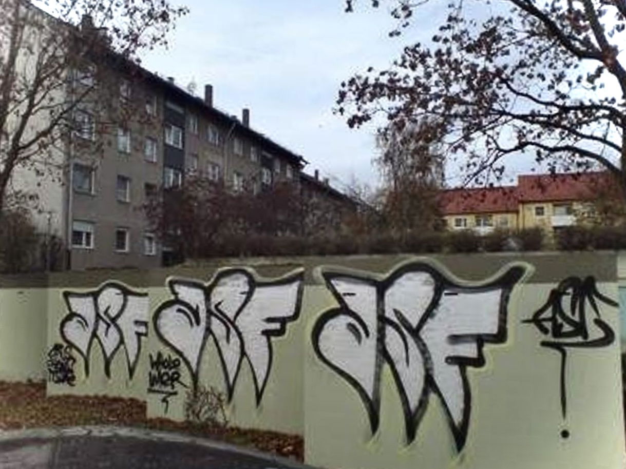 Graffiti Wall in Bayreuth - Photo by AMIDNIGHT - Bayreuth, ASF