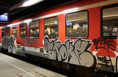 Graffiti Wall in Bayreuth - Photo by AMIDNIGHT - Bayreuth, broke, hls