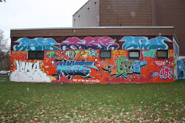Graffiti Wall in Bayreuth - Photo by AMIDNIGHT - 457, TCR, STC