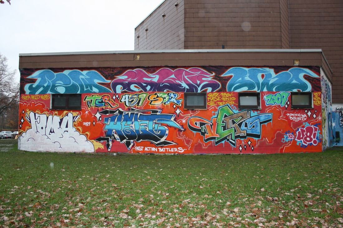 Graffiti Wall in Bayreuth - Photo by AMIDNIGHT - 457, TCR, STC