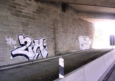 Graffiti Wall in Bayreuth - Photo by AMIDNIGHT - Bayreuth, 2H