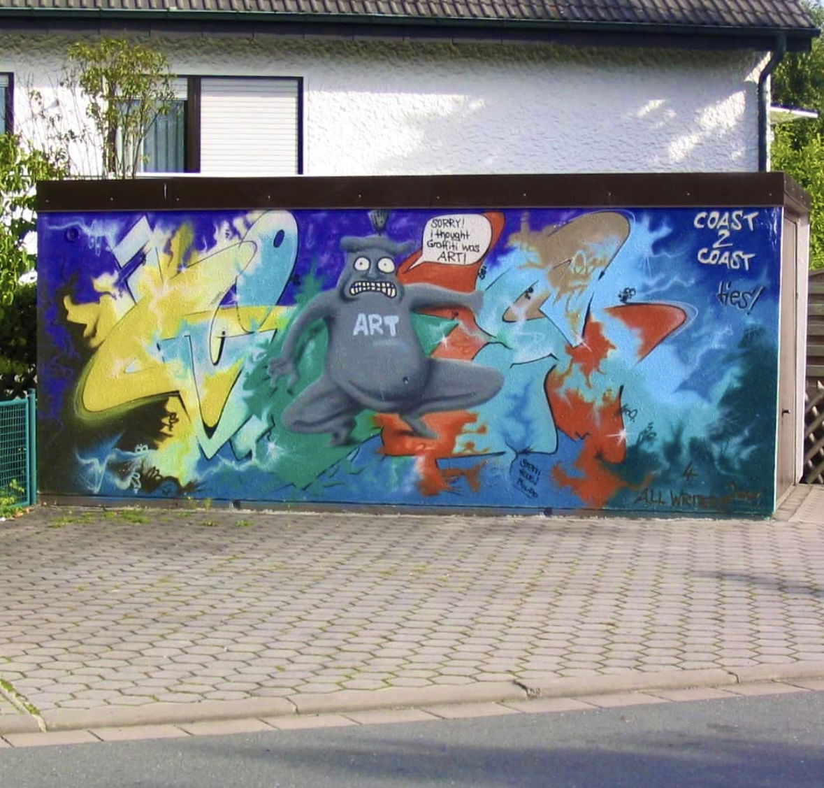 Graffiti Wall in Bayreuth - Photo by AMIDNIGHT - Bayreuth, ties