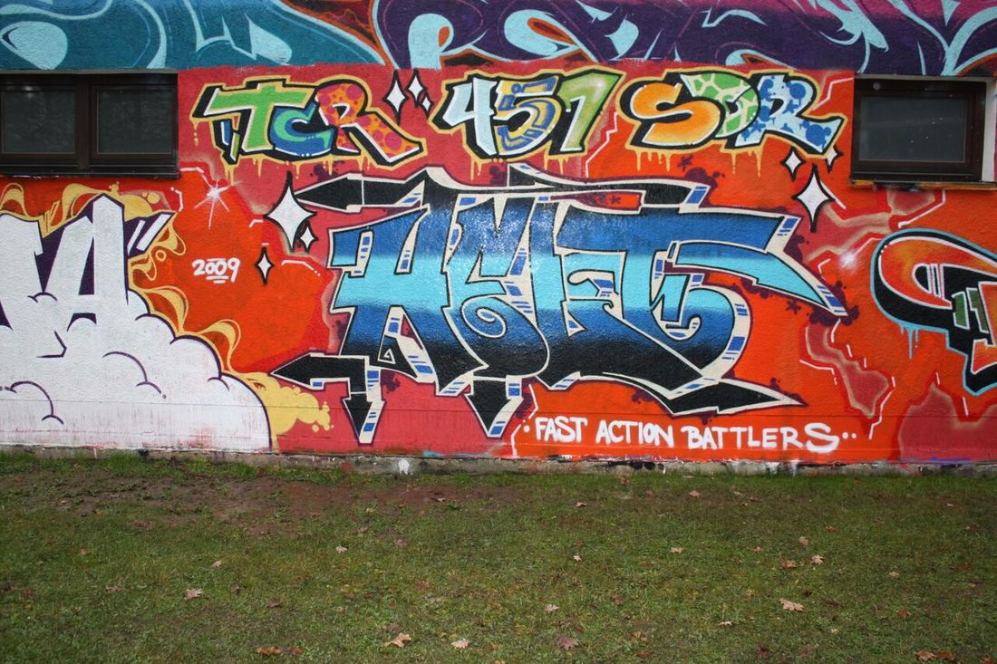 Graffiti Wall in Bayreuth - Photo by AMIDNIGHT - 457, TCR, STC