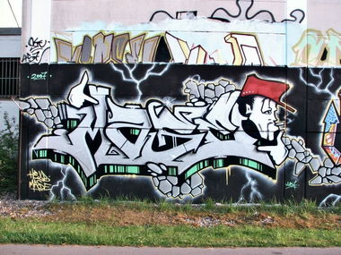 Graffiti Wall in Bayreuth - Photo by AMIDNIGHT - Bayreuth, Mase, Held