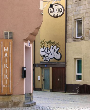 Graffiti Wall in Bayreuth - Photo by AMIDNIGHT - Bayreuth, clubs, hls
