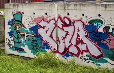 Graffiti Wall in Bayreuth - Photo by AMIDNIGHT - Bayreuth, HLS, COIR