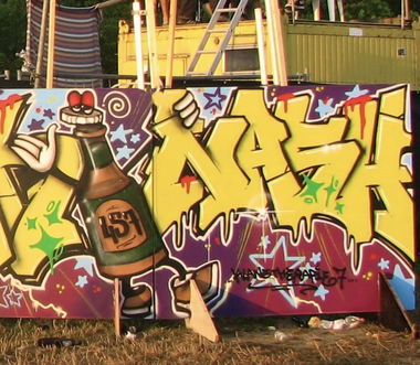 Graffiti Wall in Bayreuth - Photo by AMIDNIGHT - Bayreuth, nasher