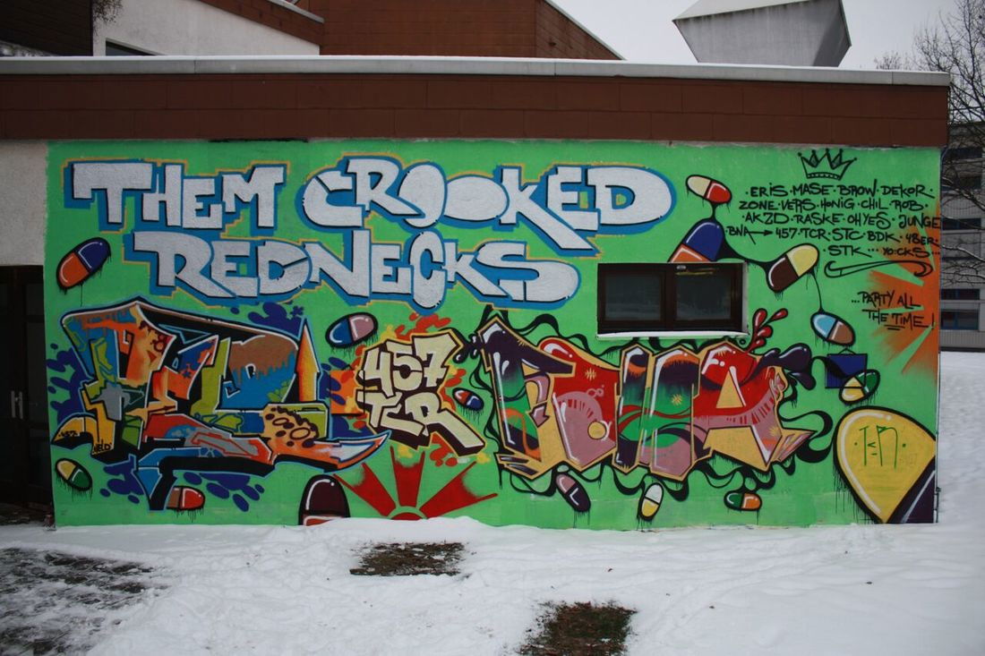 Graffiti Wall in Bayreuth - Photo by AMIDNIGHT - 457, TCR, Held