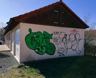 Graffiti Wall in Bayreuth - Photo by AMIDNIGHT - Bayreuth, ghw, Quek