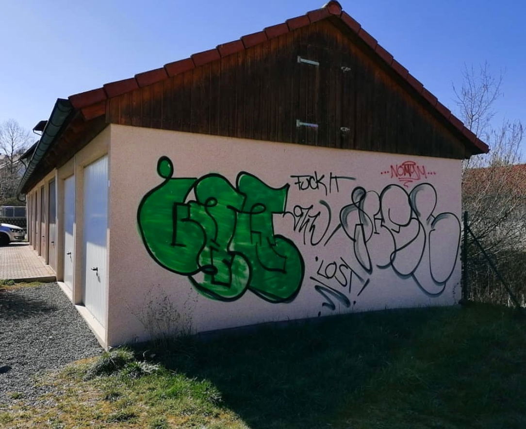 Graffiti Wall in Bayreuth - Photo by AMIDNIGHT - Bayreuth, ghw, Quek