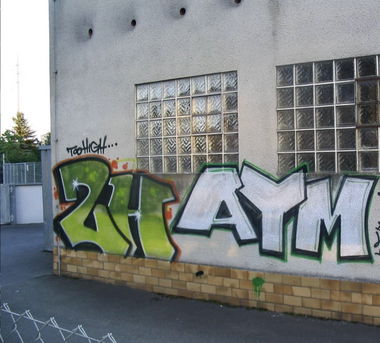 Graffiti Wall in Bayreuth - Photo by AMIDNIGHT - Bayreuth, 2h, atm