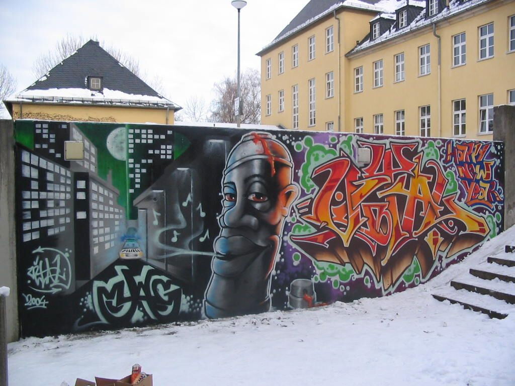 Graffiti Wall in Bayreuth - Photo by AMIDNIGHT - Bayreuth, 457