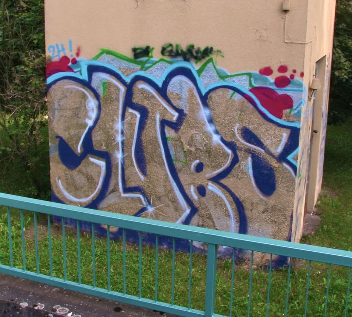 Graffiti Wall in Bayreuth - Photo by AMIDNIGHT - Bayreuth, clubs, hls