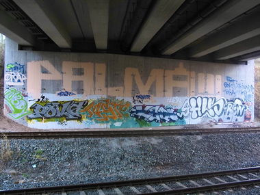 Graffiti Wall in Bayreuth - Photo by AMIDNIGHT - Bayreuth, A!BOY, AHOYBOY