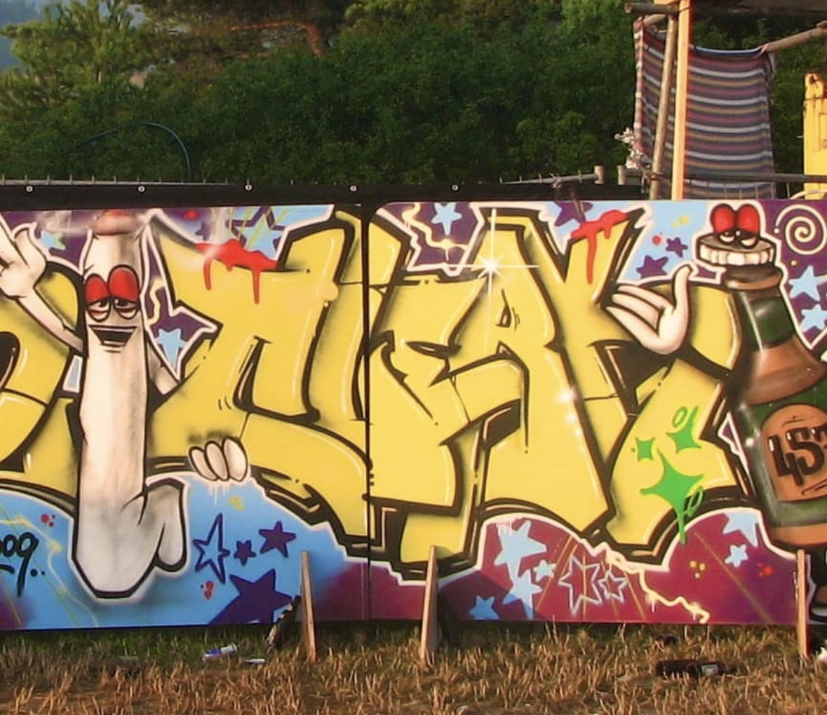 Graffiti Wall in Bayreuth - Photo by AMIDNIGHT - Bayreuth, clerk, 457