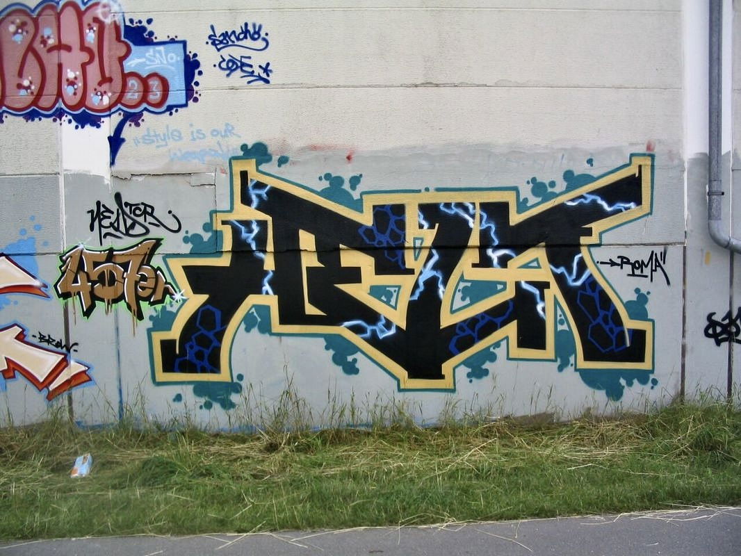 Graffiti Wall in Bayreuth - Photo by AMIDNIGHT - Bayreuth, Held, 457