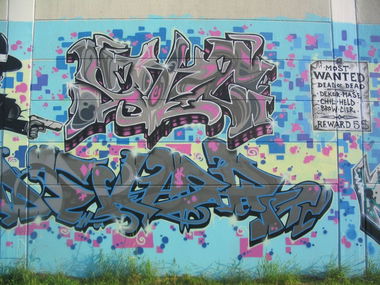 Graffiti Wall in Bayreuth - Photo by AMIDNIGHT - HELD, DEKOR, MASE