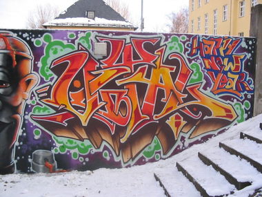 Graffiti Wall in Bayreuth - Photo by AMIDNIGHT - Bayreuth, 457