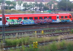 Graffiti Wall in Bayreuth - Photo by AMIDNIGHT - Bayreuth, 2H, FUAD