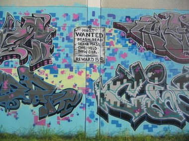 Graffiti Wall in Bayreuth - Photo by AMIDNIGHT - HELD, DEKOR, MASE
