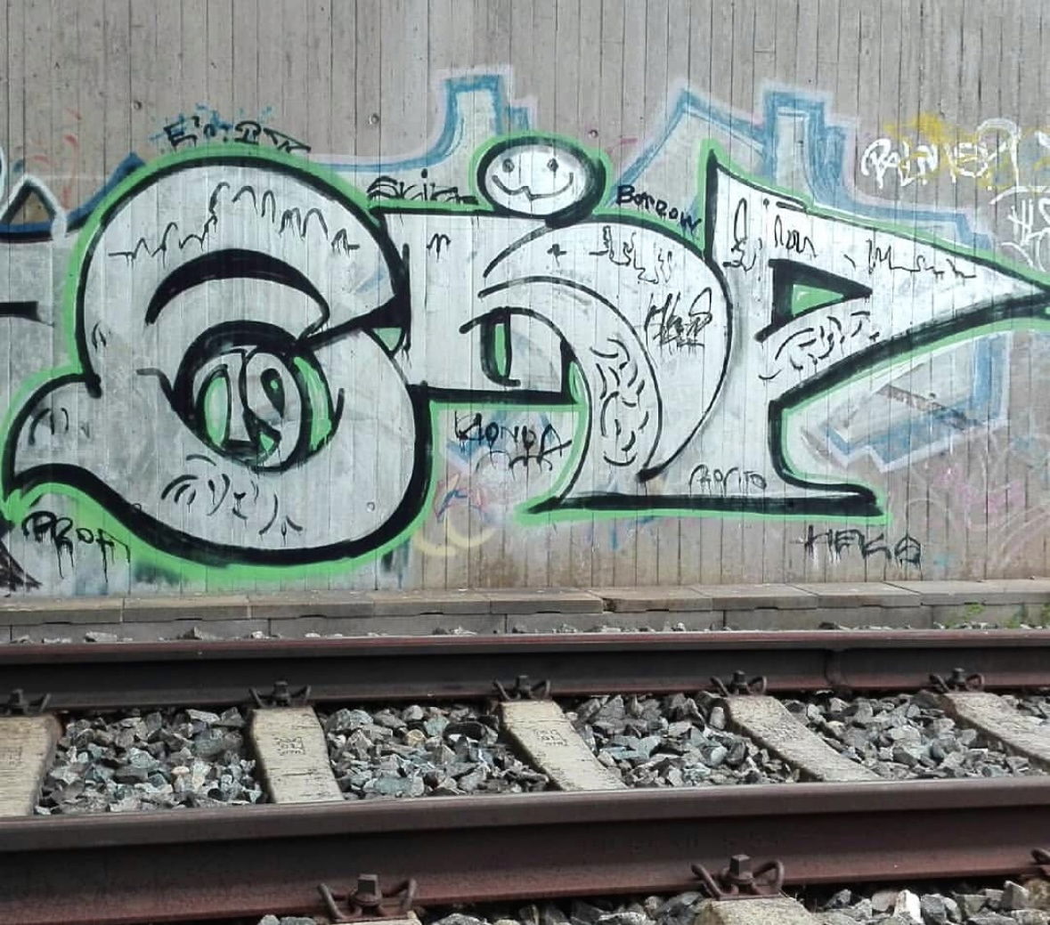 Graffiti Wall in Bayreuth - Photo by AMIDNIGHT - Bayreuth, Skip19, HLS