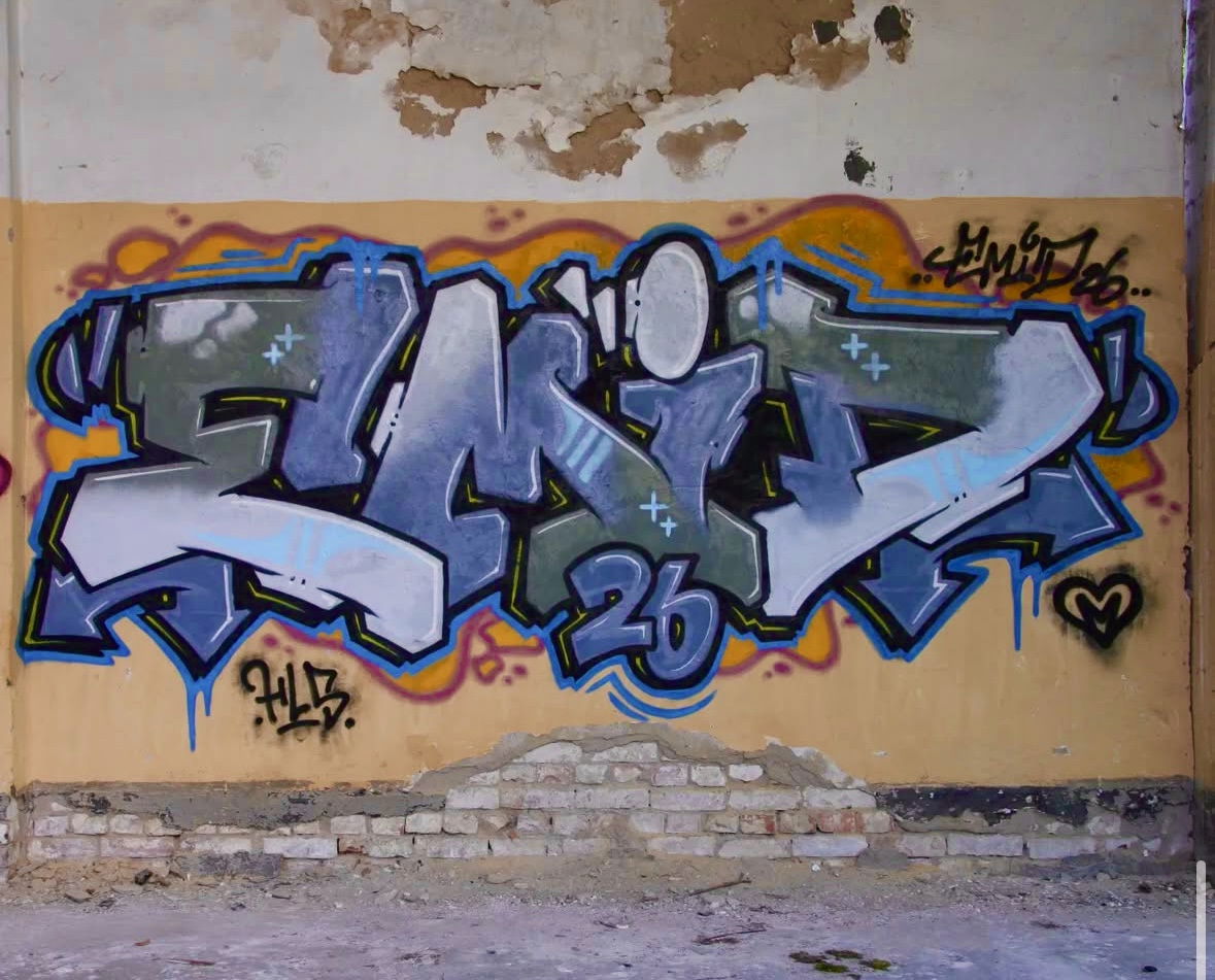 Graffiti Wall in Bayreuth - Photo by AMIDNIGHT - Bayreuth, EMID, EMIT