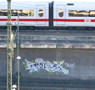 Graffiti Wall in Bayreuth - Photo by AMIDNIGHT - Bayreuth, ROLEX, 2H