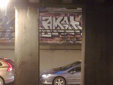 Graffiti Bombing - Photo by AMOR