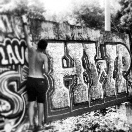Graffiti Wall - Photo by ANCERX - HWP (BAND)