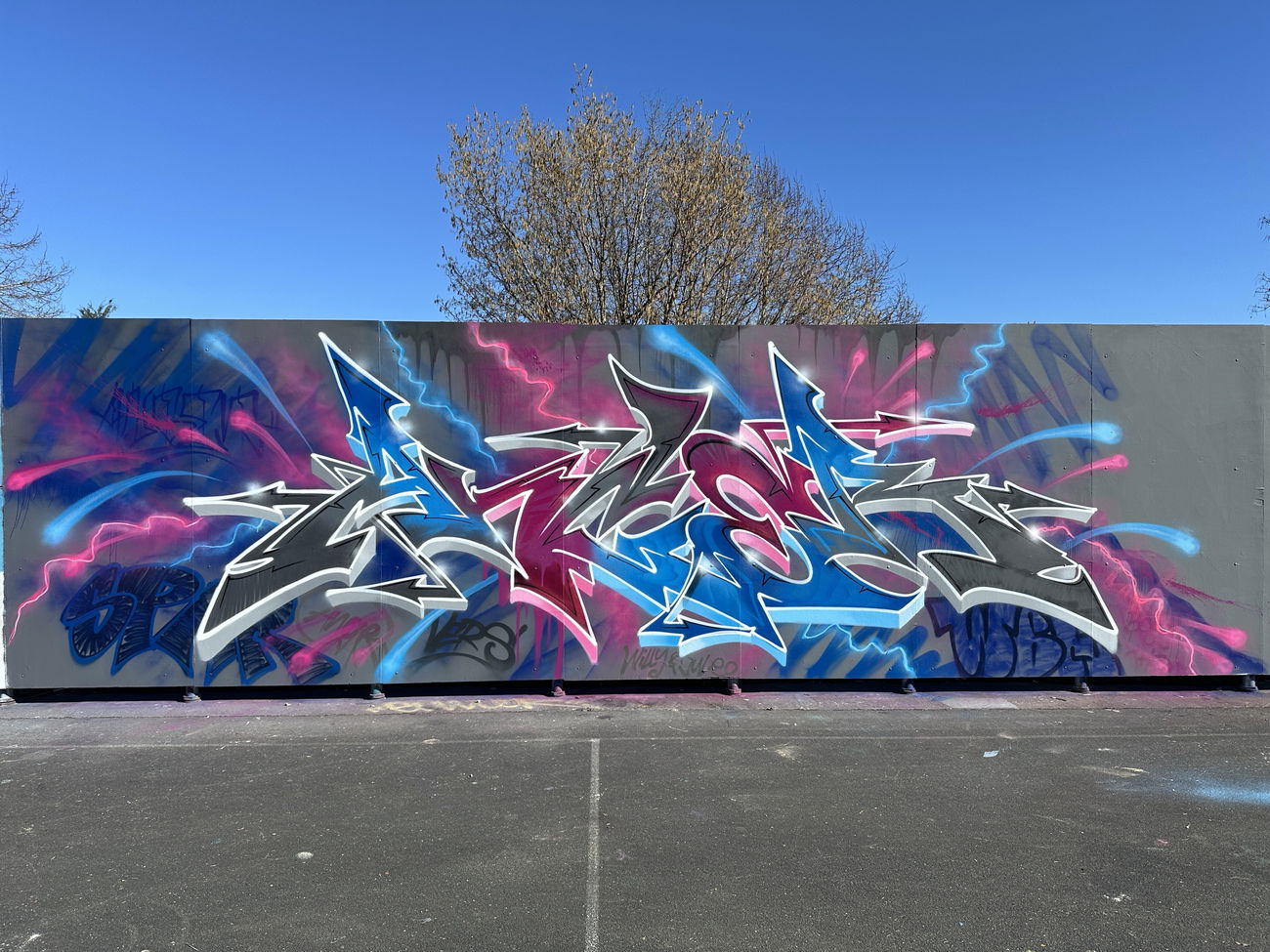 Graffiti Wall in Naila - Photo by ANGER (2026)