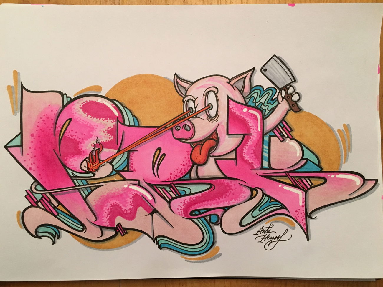 Graffiti Sketch - Photo by ANTIHENRY