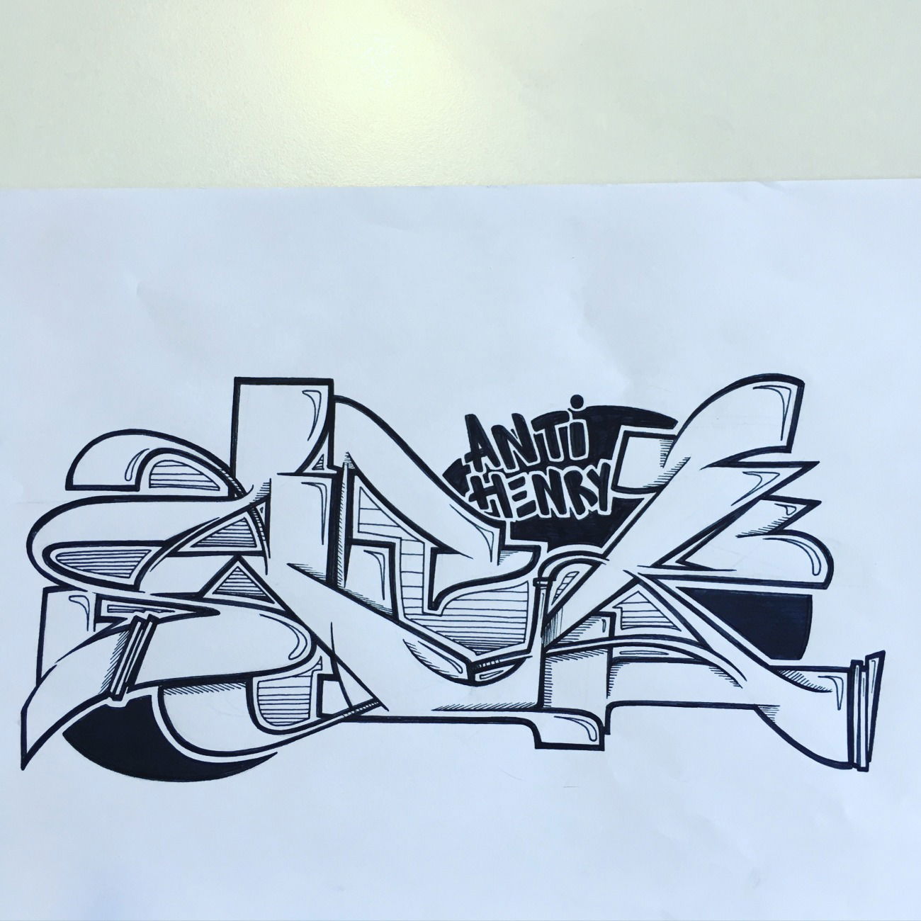 Graffiti Sketch - Photo by ANTIHENRY