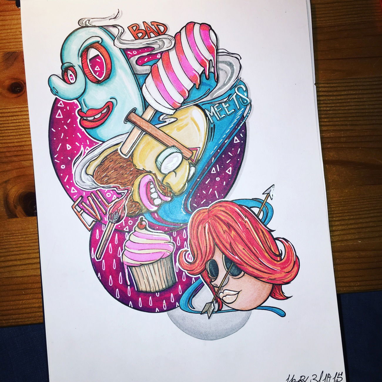 Graffiti Sketch - Photo by ANTIHENRY