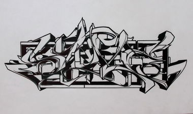 Graffiti Sketch - Photo by AREA