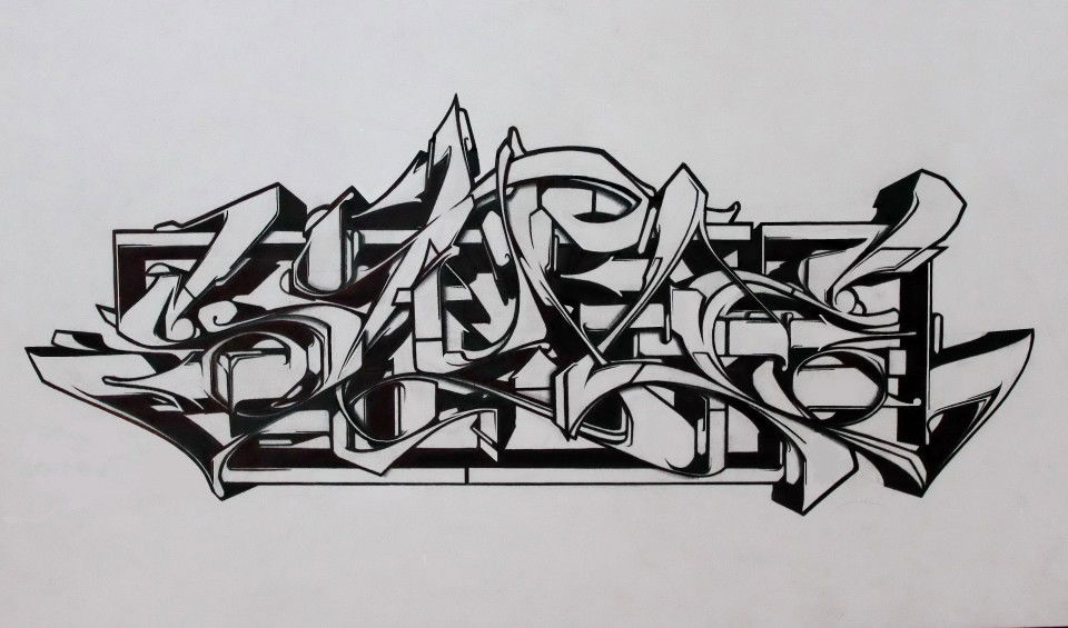 Graffiti Sketch - Photo by AREA