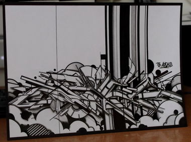 Graffiti Sketch - Photo by AREA