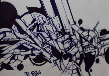 Graffiti Sketch - Photo by AREA