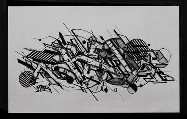 Graffiti Sketch - Photo by AREA