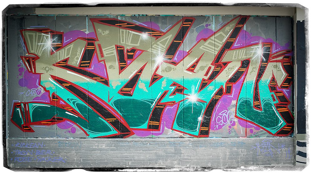 Graffiti Wall - Photo by AROK - R.I.P, KEAN, AROK (2014)