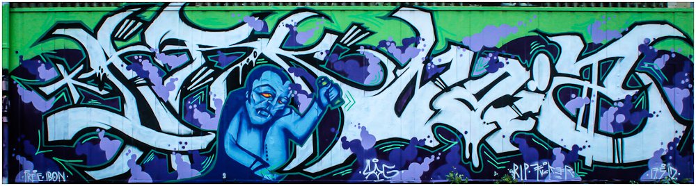 Graffiti Wall - Photo by AROK - AROK, NAIZ, SOG (2012)