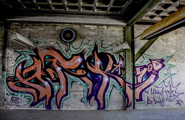 Graffiti Wall - Photo by AROK - AROK, SOG, HAPPY (2011)
