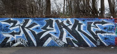 Graffiti Wall in Hamburg Wandsbek - Photo by AROK - AROK, FUCKER, SUCKER (2016)
