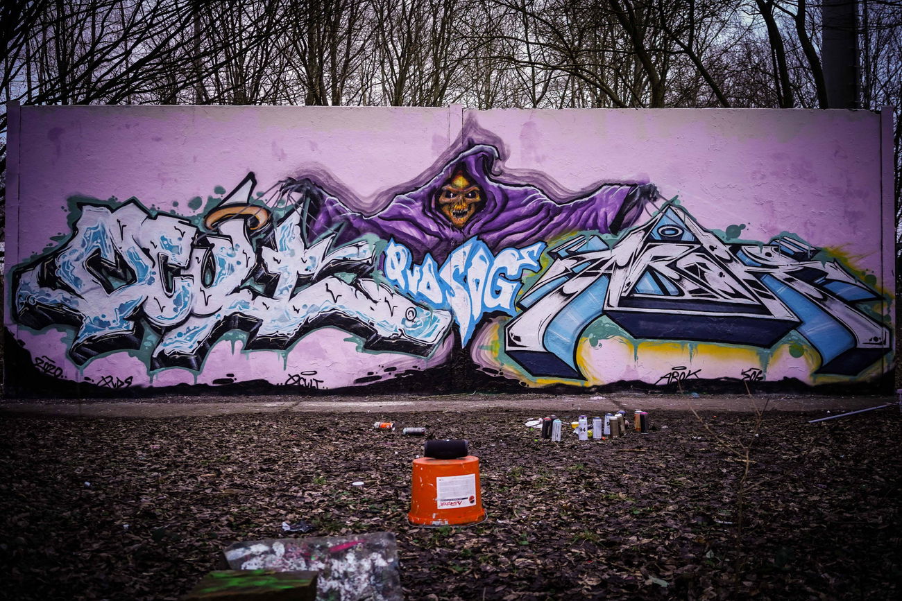Graffiti Wall - Photo by AROK - arokocult (2020)